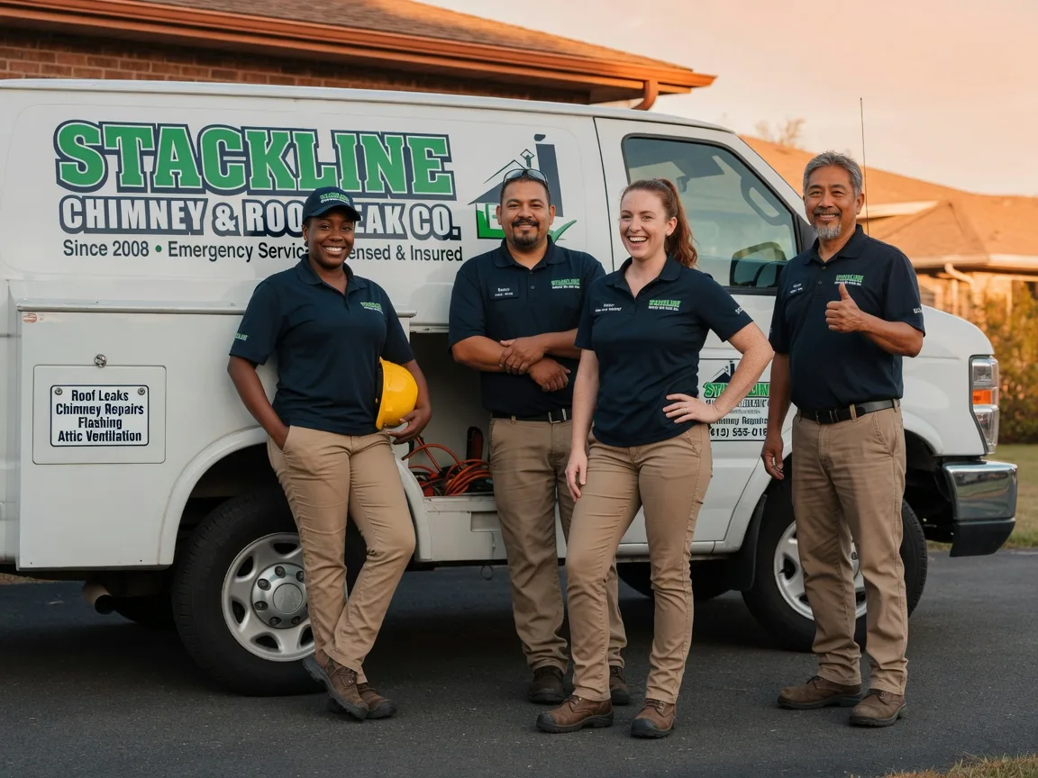 Chimney flashing repair company in Columbus, IN